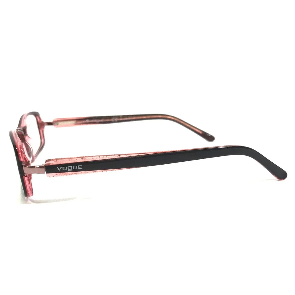 Vogue Eyeglasses Frames VO2647 1689 Black Transparent Pink Full Rim 50-16-130